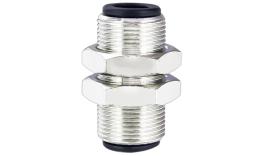 Linha superior Acoplamento de anteparo push-in reto