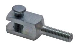 Yokes (external thread) with bolts, for compact cylinders