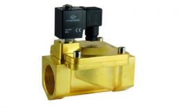 Solenoid valve 2-2 brass indirect G1 1-2