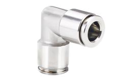 Knee Push-In fitting, stainless steel