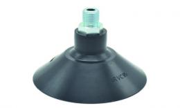 Vlakke zuignap rond, diameter 94/95 mm met R 1/4" buitendraad (valve version)