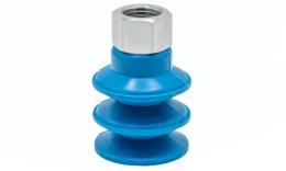 Bellows suction cup round