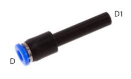IQS - steel transition coupling insert mini - dimensions