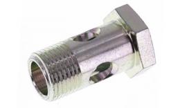 Banjo bolt, gas thread (single), DIN 7643, m.s. zinc plated