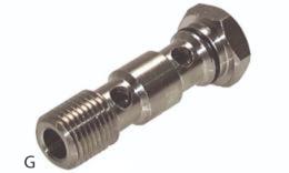Boulon banjo 2 compartiments - dimensions