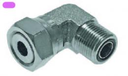 ORFS - acoplamiento de rodilla - Acero galvanizado ORFS - acoplamiento de rodilla - Acero galvanizado