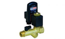 Digital timer-condensate drain with integrated ball valve and strainer - COMBO-D-LUX