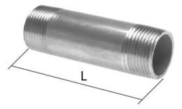 Embouts de tuyaux en acier inoxydable
