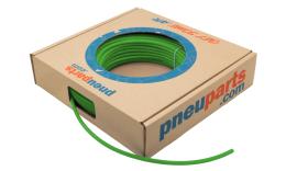 Packaged air hose lying green Packaged air hose lying green