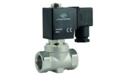 Solenoid valve 2-2 stainless steel semi-direct G1-2