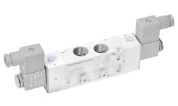 Pneuparts valve - electrically actuated 5-2 bistable Pneuparts valve - electrically actuated 5-2 bistable