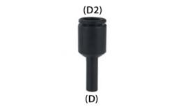 Steel push-in reducer coupling