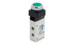 3/2 mechanically operated valve with push button
