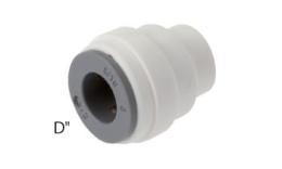 Capuchon aveugle pour tuyaux, enfichable, alimentaire (pouce) - dimensions Capuchon aveugle pour tuyaux, enfichable, alimentaire (pouce) - dimensions