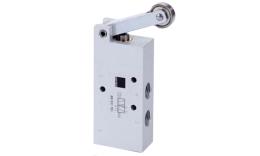 Roller cam operated
