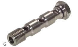 Tornillo Banjo 3 compartimentos - dimensiones