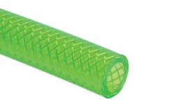 PVC compressed air hose textile reinforcement, green