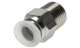 Straight push-in coupling stainless steel Straight push-in coupling stainless steel