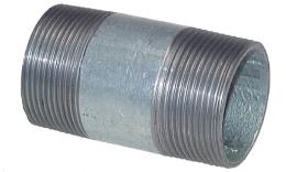Pipe nipples Steel pipe ST37 galvanized, type 530