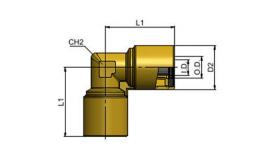 Truck fitting knee 
