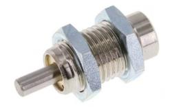 Cartridge cylinder, single acting, diameter 10, stroke 10, without thread
