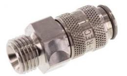 Double -sided lockable quick coupling NW5 Outdoor wire, stainless steel (1,4404)