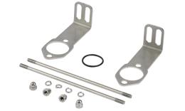 Wandbevestiging en koppelset voor twee AFF Persluchttfilters, G 1/8" & G 1/4