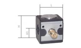 Interchangeable valves for slow pressure build-up, up to 12000 l / min