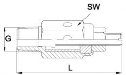 Adjustable stainless steel silencer