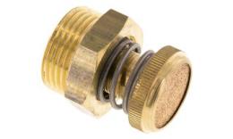Marmitta G 1", ottone, vite zigrinata