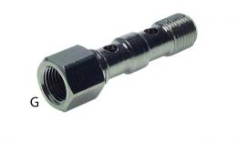 Banjo bolt hollow screw thread