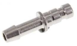Nipplo a innesto NW 2.7 con colonna portagomma in acciaio inox (1.4404)