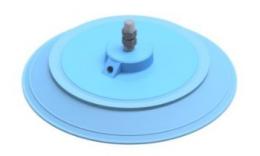 Suction cup high load, diameter 500mm, Natural rubber