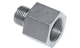 Hydraulic thread reduction with straight inner and outer thread Galvanized steel special reduction without elastomer seal