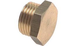 Plug with hexagon socket and BSPT thread Brass