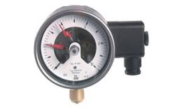 Manómetro de contacto vertical Ø 100, 160 mm en acero inoxidable cromo-níquel - latón, clase 1,0 Manómetro de contacto vertical Ø 100, 160 mm en acero inoxidable cromo-níquel - latón, clase 1,0