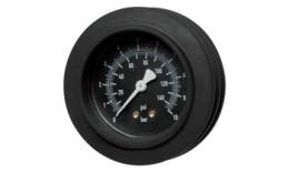 Pressure gauge shockproof for manual tire filler Ø 63, 80 mm