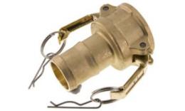 Quick couplings with hose pillar, type C, brass