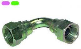 Knieschraubenkopplung, röhrenförmige Form mit BSP -Kabel, verzinkter Stahl, Edelstahl