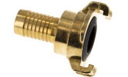 Garden hose quick coupling rotatable 360 ° Brass