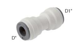 Push-in couplings (also reducing), food (inch) - dimensions