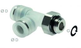 Le Deputing Couplings Push-In, Cylindrical Thread, PP