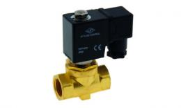 Solenoid valve 2-2 brass semi-direct G1-2