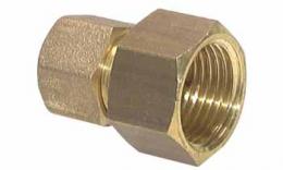 Conexão de compressão aparafusada reta com rosca interna reta