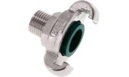 Compressed air claw couplings with external thread according to DIN 3489 - stainless steel