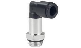Top line extended swivel elbow screw-on fitting, male thread