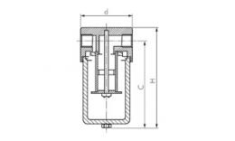 Filter, up to 7200 l-min Drawing