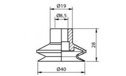 Ventosa de desenho VF41WF