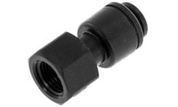 Straight screw-in coupling push-in food, BSPT conical female thread