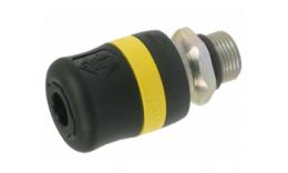 Safety slide coupling with external thread ORION